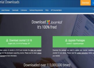 Joomla Dashboard