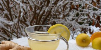 Lemon ginger tea