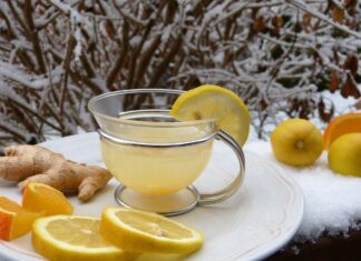 Lemon ginger tea