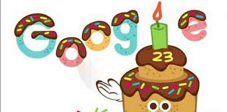 Google 23rd birthday