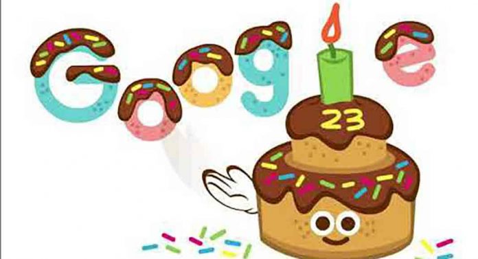 Google 23rd birthday