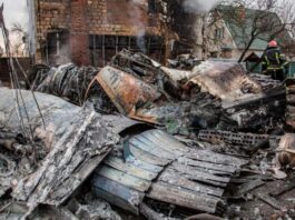 Ukraine homes damage