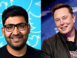 Parag Agrawal and Elon Musk