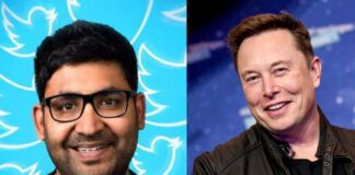 Parag Agrawal and Elon Musk