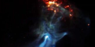 Nasa Ghostly Cosmic Hand Image for Halloween