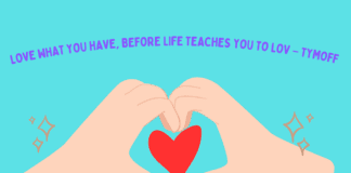 Love What You Have, Before Life Teaches You to Lov – Tymoff